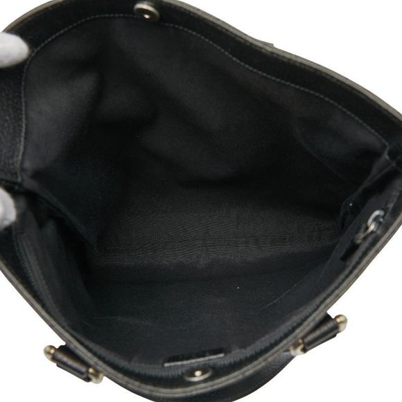 Gucci GG Canvas Tote Shoulder Bag 272347 Black Canvas Leather Women's Gucci - Picture 7 of 9